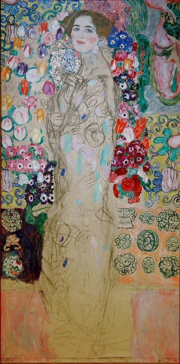 Gustav Klimt, Bildnis Ria Munk III  (Persönlichkeiten)