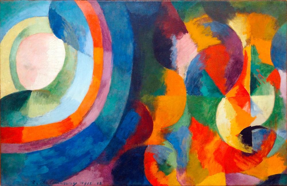 Robert Delaunay, Circular Forms, Sun, Moon (Künstler,Kunst,Sonne,Orphismus)