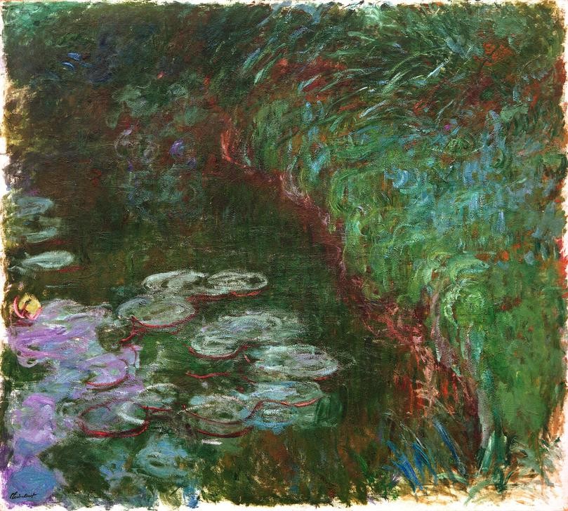 Claude Monet, Nymphéas (Botanik,Garten Und Park,Landschaft,Wasserpflanze,Impressionismus,See,Seerose,Französische Kunst,Gartenteich)