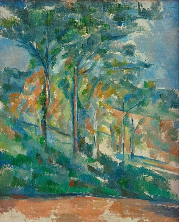 Paul Cézanne, Sousbois – La Forêt (Landschaft,Wald,Impressionismus,Französische Kunst,Jahrhundertwende)