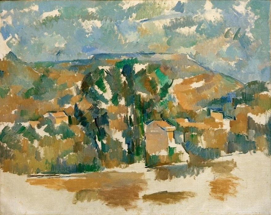 Paul Cézanne, Mont de Cengle (Gebirge,Landschaft,Impressionismus,Französische Kunst,Jahrhundertwende,Berg)