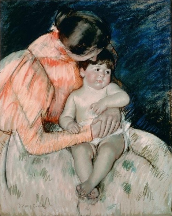 Mary Cassatt, Mère et enfant (Familie,Kind,Mensch,Mutter Und Kind,Impressionismus,Kleinkind,Frauenkunst,Mutter,Amerikanische Kunst,Knabe,Us-Amerikanische Kunst,Auf Dem Schoss Sitzen,Kind Auf Dem Schoss)