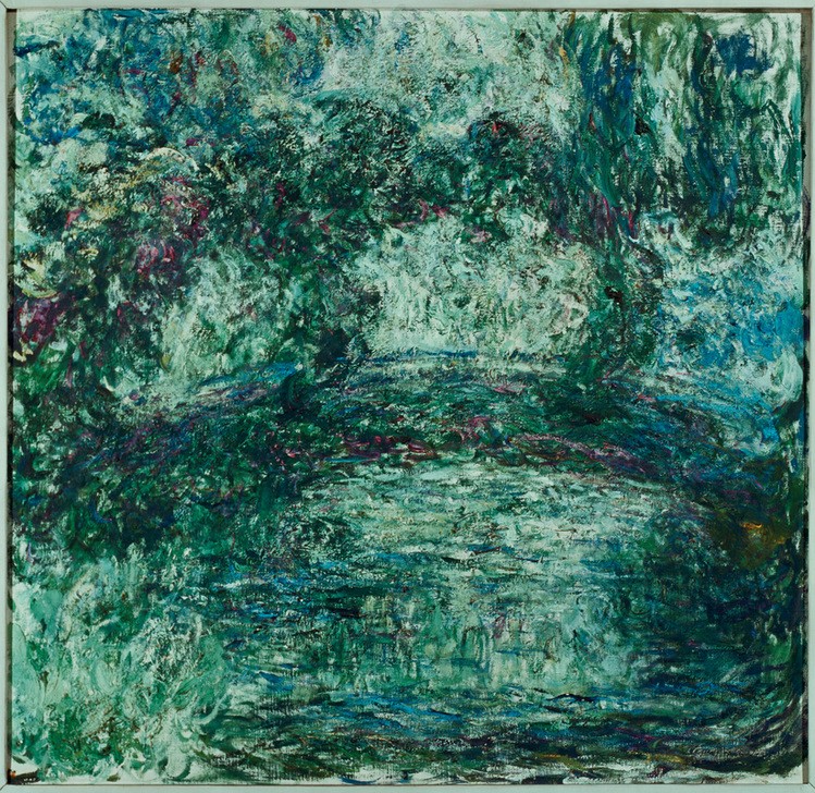 Claude Monet, Le Pont japonais (Brücke,Garten Und Park,Landschaft,Wasser,Impressionismus,See,Französische Kunst,Ziergarten,Gartenteich,Garten)