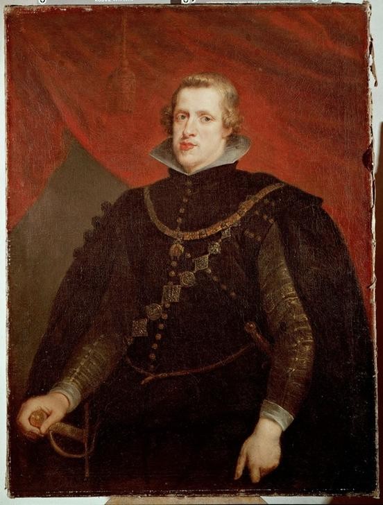 Peter Paul Rubens, Philipp IV. von Spanien (Flämische Kunst,Goldenes Vlies,König,Kunst,Mann,Orden (Auszeichnung),Schmuck,Barock,Portrait,Habsburger,Niederländische Kunst,Monarchie,Ordenskette,Halbfigur,Person)