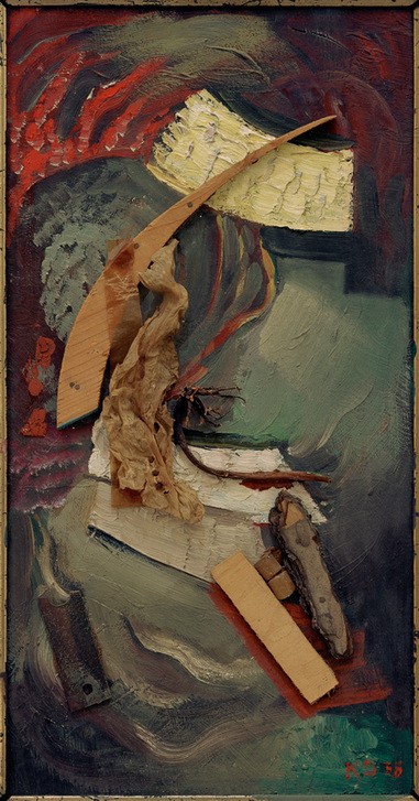 Kurt Schwitters, Merzbild mit Algen (Alge,Dadaismus,Deutsche Kunst,Kunst)