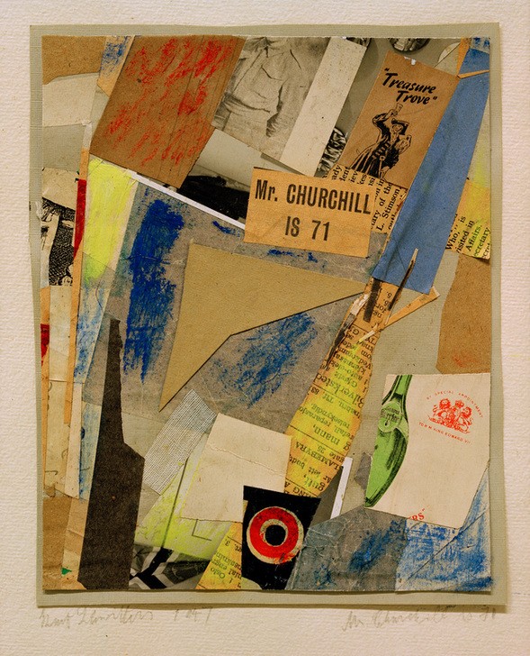 Kurt Schwitters, Mr. Churchill is 71 (Dadaismus,Deutsche Kunst,Geburtstag,Kunst)