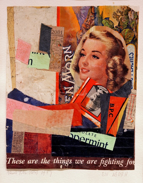 Kurt Schwitters, EN MORN (Dadaismus,Deutsche Kunst,Kunst,Werbung)
