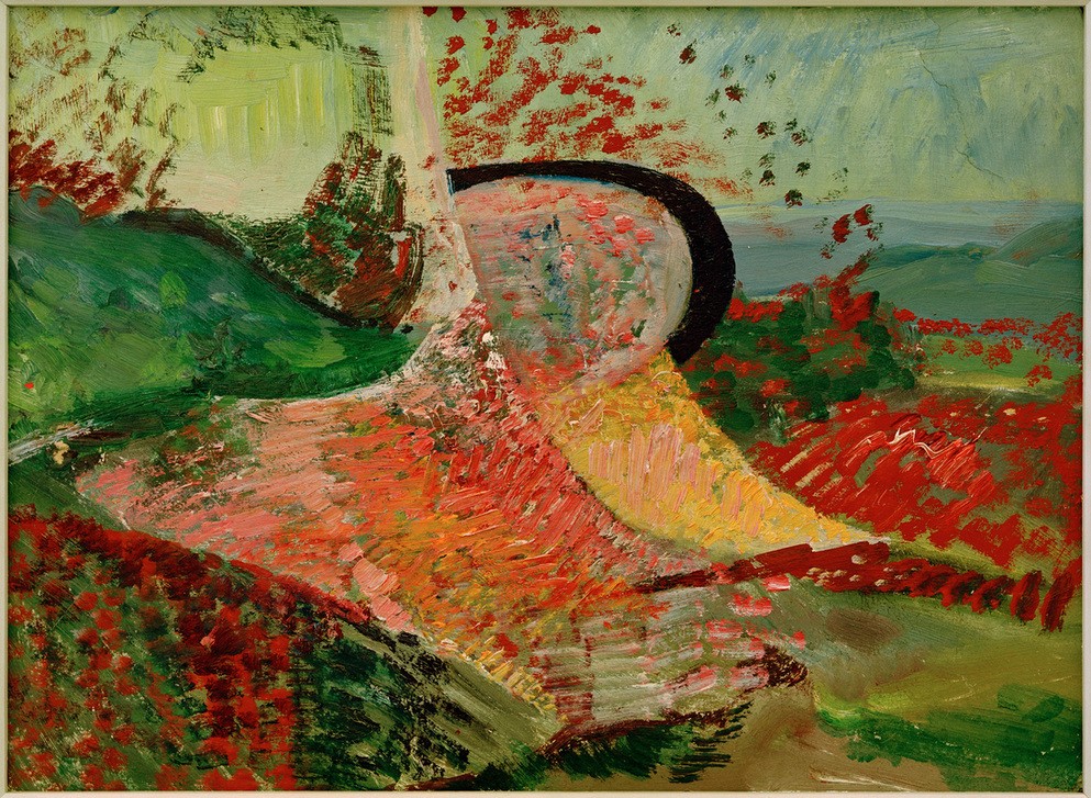 Kurt Schwitters, Ohne Titel (Landschaft – Abstraktion) (Dadaismus,Deutsche Kunst,Kunst,Landschaft,Abstraktion)