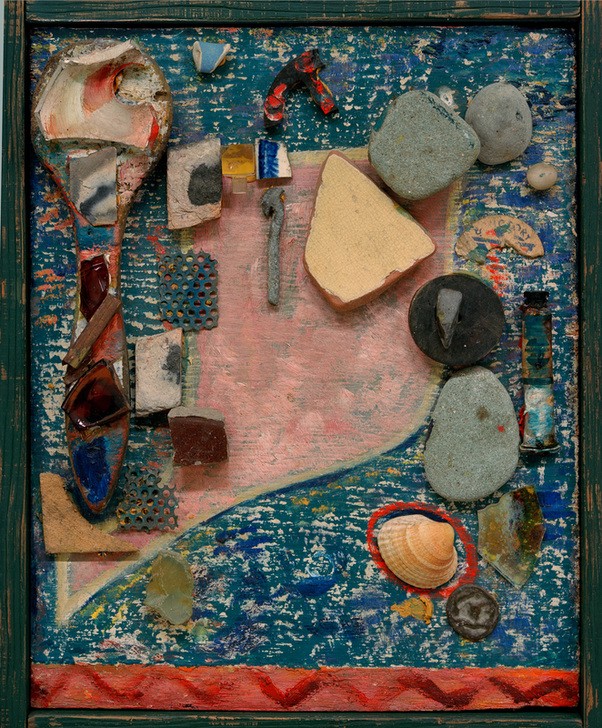 Kurt Schwitters, Kleines Merzbild mit vielen Teilen (Dadaismus,Deutsche Kunst,Kunst)