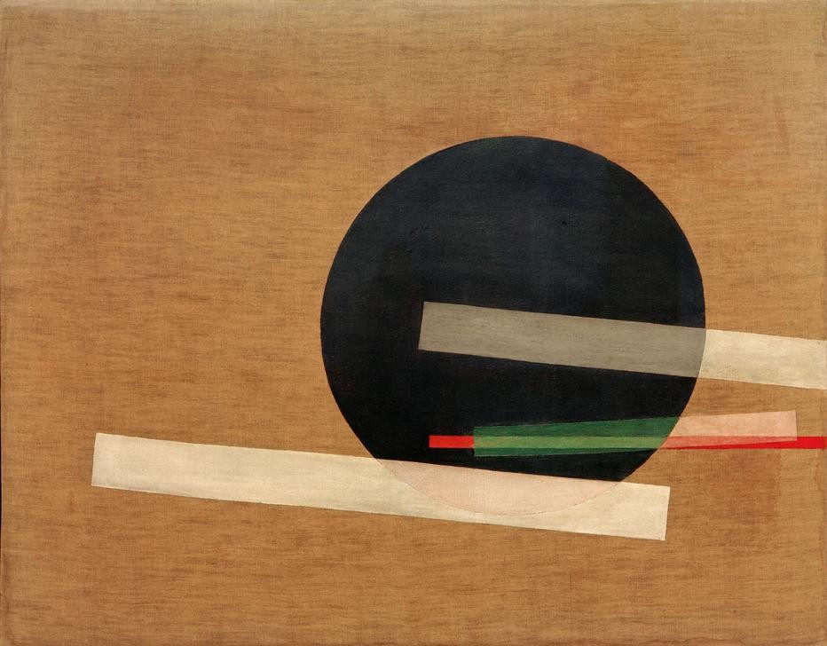 Laszlo Moholy-Nagy, Komposition A 17 (Bauhaus,Geometrie,Kunst,Konstruktivismus,Abstrakte Kunst,Ungarische Kunst,Kreis,Abstraktion,Rechteck,Form,Ma (Avantgardebewegung))