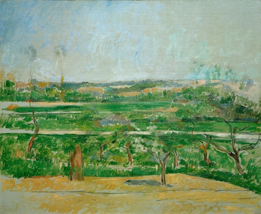Paul Cézanne, Paysage à Aixen-Provence (Kunst,Landschaft,Impressionismus,Französische Kunst)