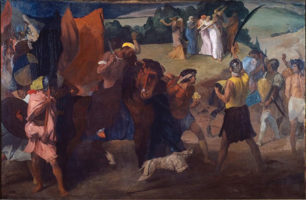 Edgar Degas, Die Tochter des Jephthah (Kunst,Impressionismus,Altes Testament,Bibel,Französische Kunst,Richter (Bibel))
