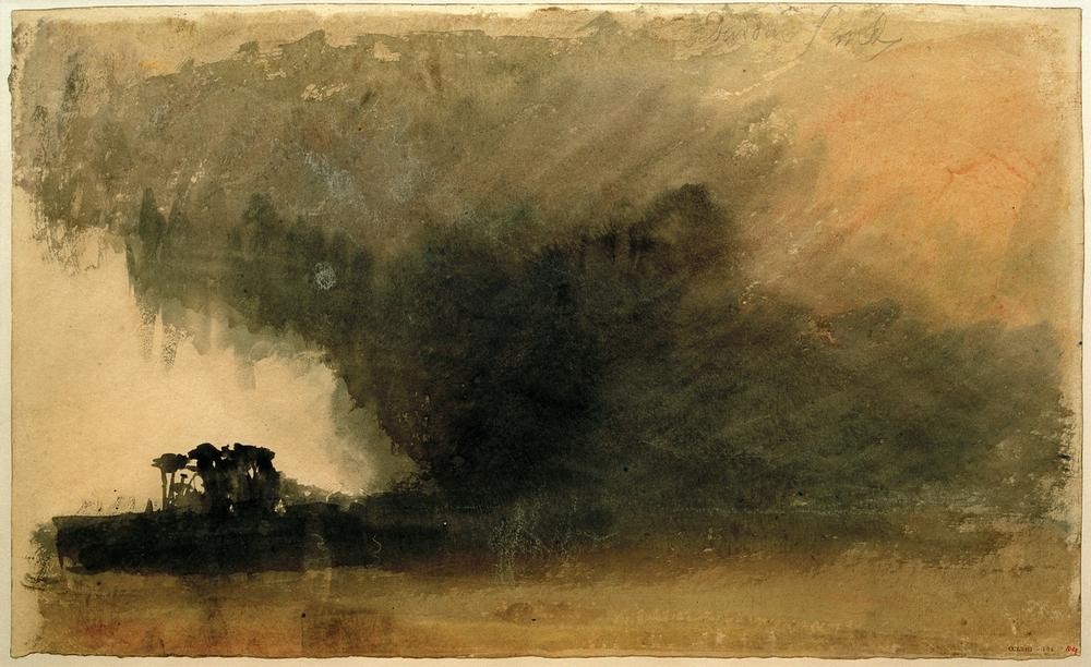 JOSEPH MALLORD WILLIAM TURNER, Duddon Sands (Himmel (Natur),Küste,Kunst,Landschaft,Strand,Wolke,Englische Kunst,Romantik)