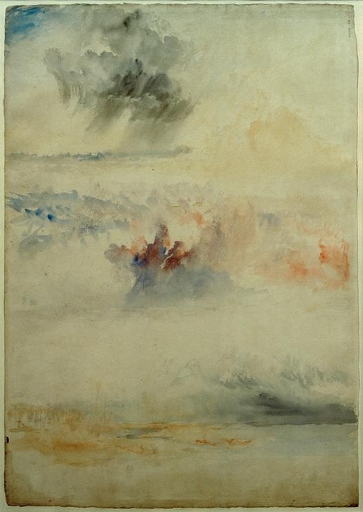 JOSEPH MALLORD WILLIAM TURNER, Three Cloud Studies (Himmel (Natur),Kunst,Landschaft,Meteorologie,Wolke,Studie,Englische Kunst,Romantik)