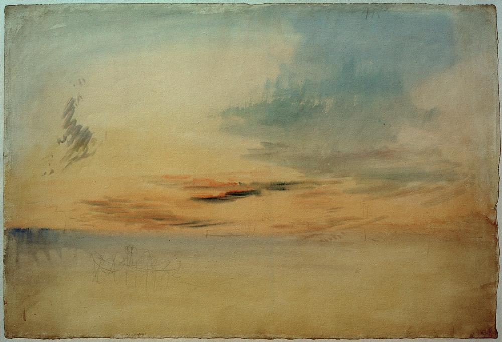 JOSEPH MALLORD WILLIAM TURNER, Margate (Himmel (Natur),Kunst,Landschaft,Wetter,Wolke,Englische Kunst,Romantik)