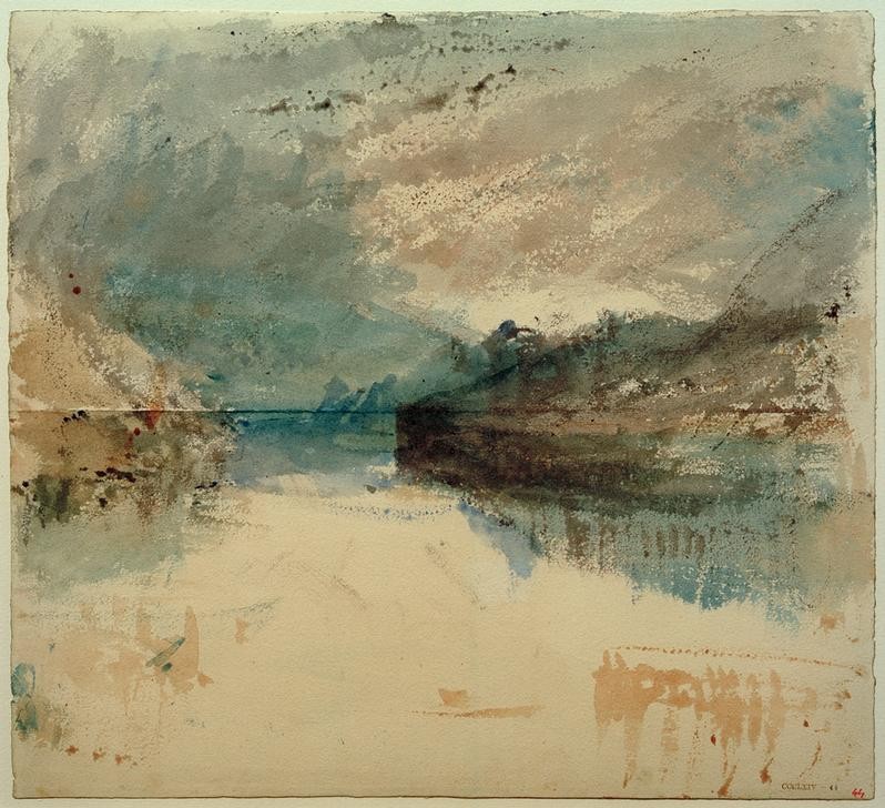 JOSEPH MALLORD WILLIAM TURNER, Lucerne (Gebirge,Kunst,Landschaft,See,Englische Kunst,Romantik)