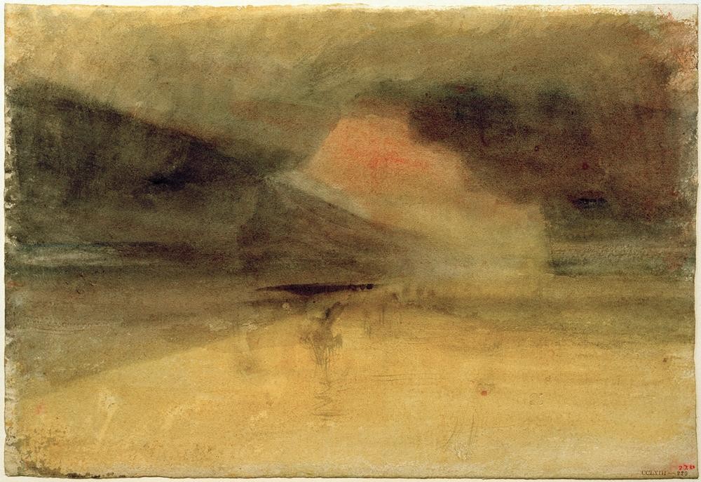 JOSEPH MALLORD WILLIAM TURNER, Mont Saint Michel (Geographie,Kunst,Landschaft,Englische Kunst,Romantik,Topographie)