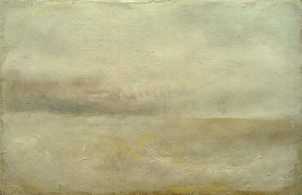 JOSEPH MALLORD WILLIAM TURNER, Calm sea with Distant Grey Clouds(?) (Himmel (Natur),Kunst,Landschaft,Meteorologie,Wetter,Meer,Englische Kunst,Romantik,Windstille)