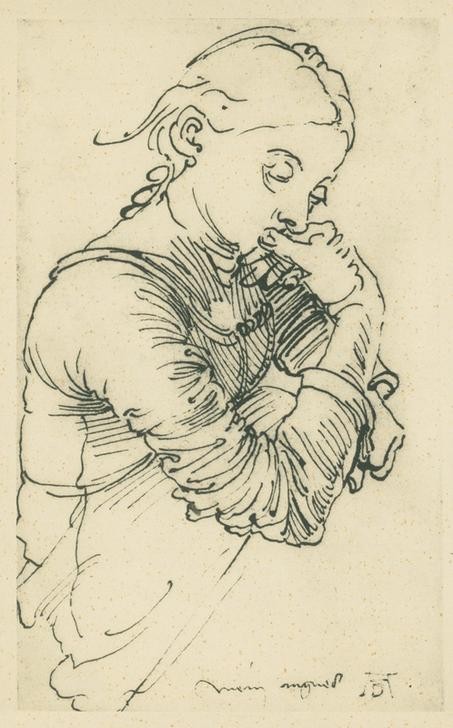 Albrecht Dürer, mein agnes (Deutsche Kunst,Frau,Renaissance,Portrait,Künstlerfrau,Junge Frau,Person)