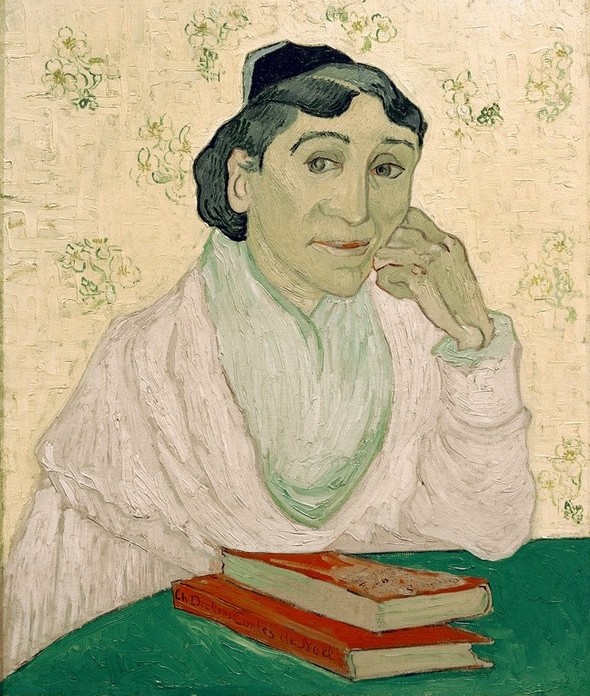 Vincent van Gogh, Die Arlésienne (Buch,Frau,Mensch,Tisch,Portrait,Niederländische Kunst,Leserin,Kopf Stützen,Land Und Leute)