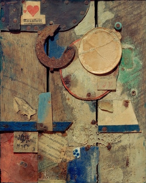 Kurt Schwitters, Ohne Titel (Merzbild Rossfett) (Dadaismus,Deutsche Kunst,Kunst)