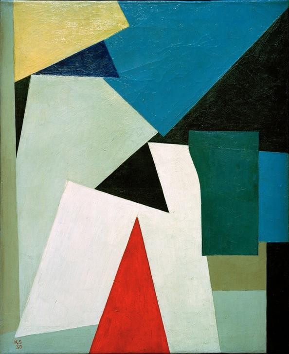 Kurt Schwitters, Motiv: Verschiebungen (Dadaismus,Deutsche Kunst,Kunst,Abstrakte Kunst)
