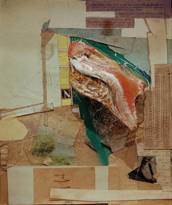 Kurt Schwitters, Ohne Titel (Bild mit Wurzelholz oder Composition with Box) (Dadaismus,Deutsche Kunst,Kunst)