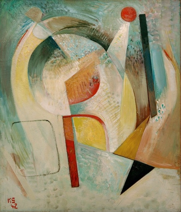 Kurt Schwitters, Roter Kreis (Dadaismus,Deutsche Kunst)
