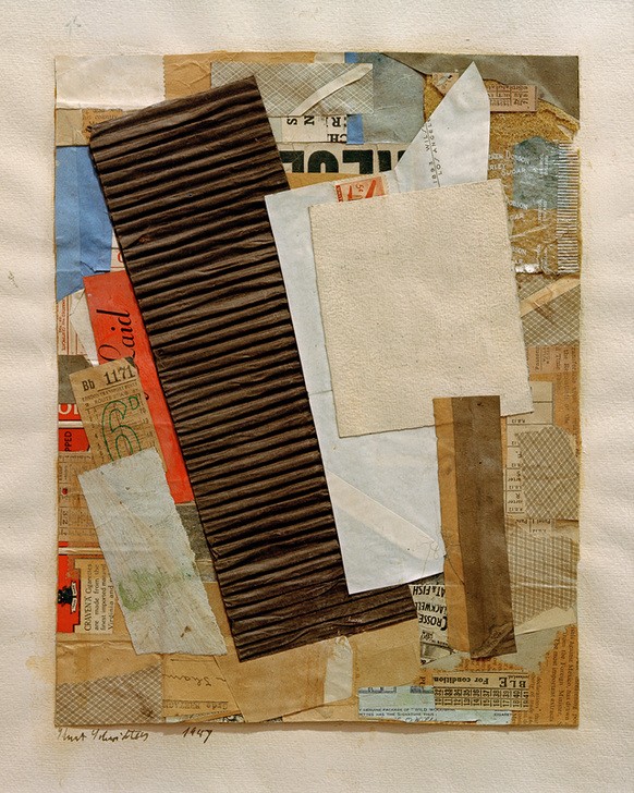Kurt Schwitters, Ohne Titel (6 D) (Dadaismus,Deutsche Kunst,Kunst)