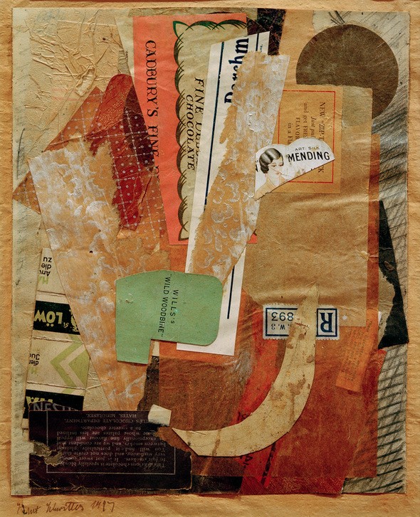 Kurt Schwitters, Ohne Titel (Mending) (Dadaismus,Deutsche Kunst,Kunst)