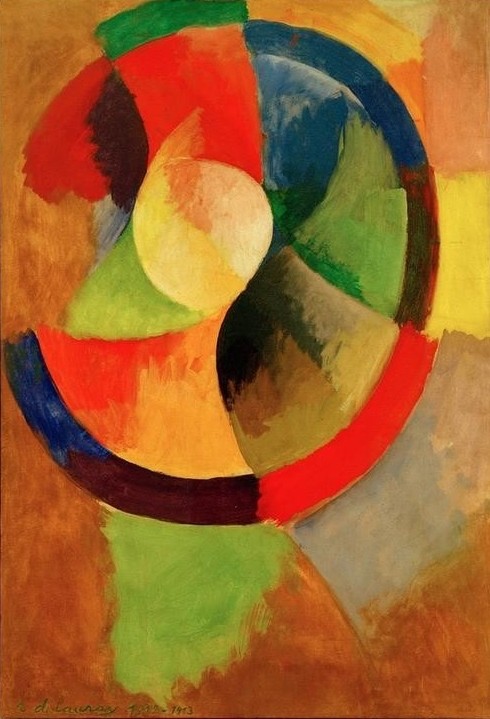 Robert Delaunay, Formes circulaires, Soleil No. 2 (Astronomie,Geometrie,Kunst,Sonne,Kubismus,Abstrakte Kunst,Französische Kunst,Kreis,Orphismus,Farbe)