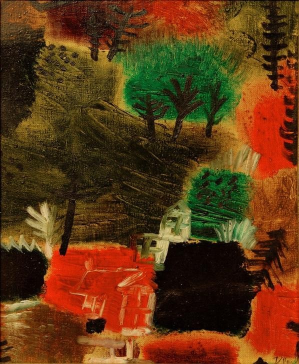 Paul Klee, Kleine Landschaft (Kunst,Landschaft,Schweizerische Kunst,Abstraktion)