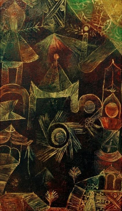 Paul Klee, Kosmische Architectur (Architektur,Deutsche Kunst,Schweizerische Kunst,Kosmos,Abstraktion,Kosmologie)