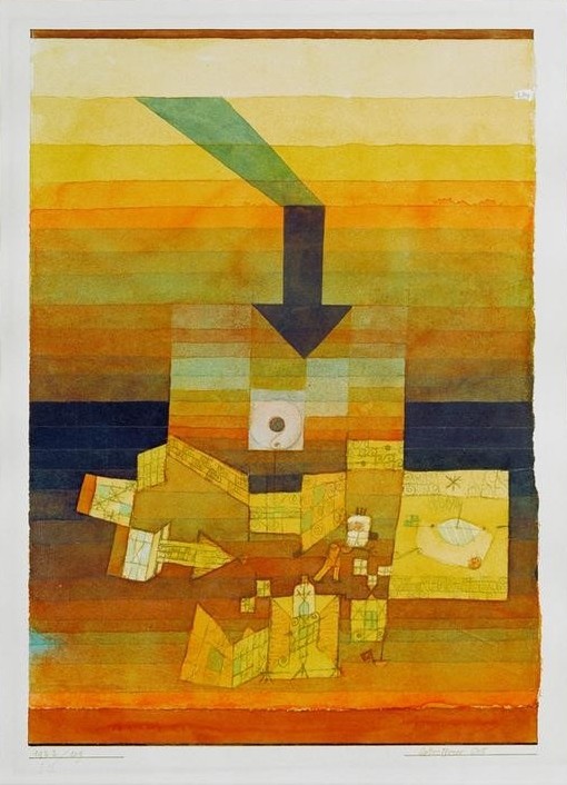 Paul Klee, Betroffener Ort (Bauhaus,Deutsche Kunst,Pfeil,Architekturdarstellung,Schweizerische Kunst,Abstraktion)