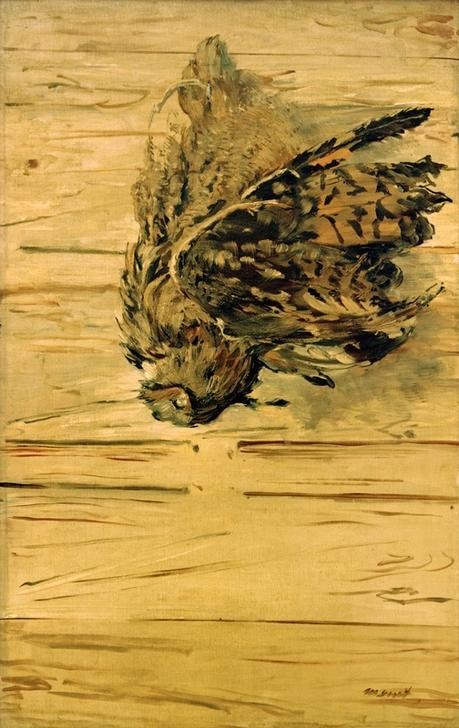 Edouard Manet, Le Grandduc (Kunst,Vogel,Stillleben,Französische Kunst,Tier,Uhu (Vogel),Kadaver)
