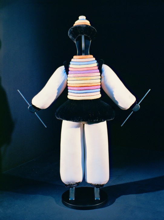 Oskar Schlemmer, Figurine des Triadischen Balletts (Ballett,Bauhaus,Deutsche Kunst,Figurine,Tänzer,Tanz,Theater,Konstruktivismus,Puppentheater,Statuette)