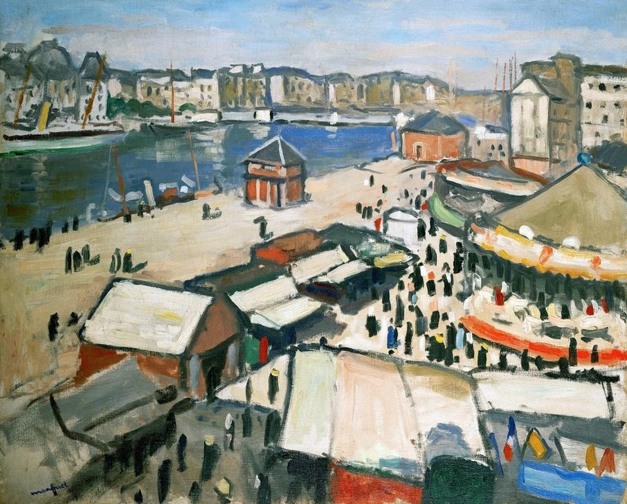 Albert Marquet, Fete foraine (Fun fair). Oil on canvas (Fauves,Feier)