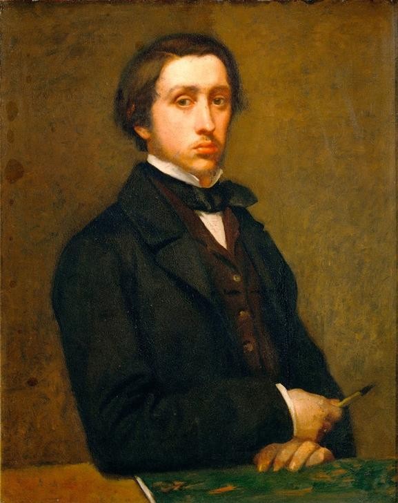 Edgar Degas, self-portrait (Impressionismus,Selbstbildnis,Portrait)