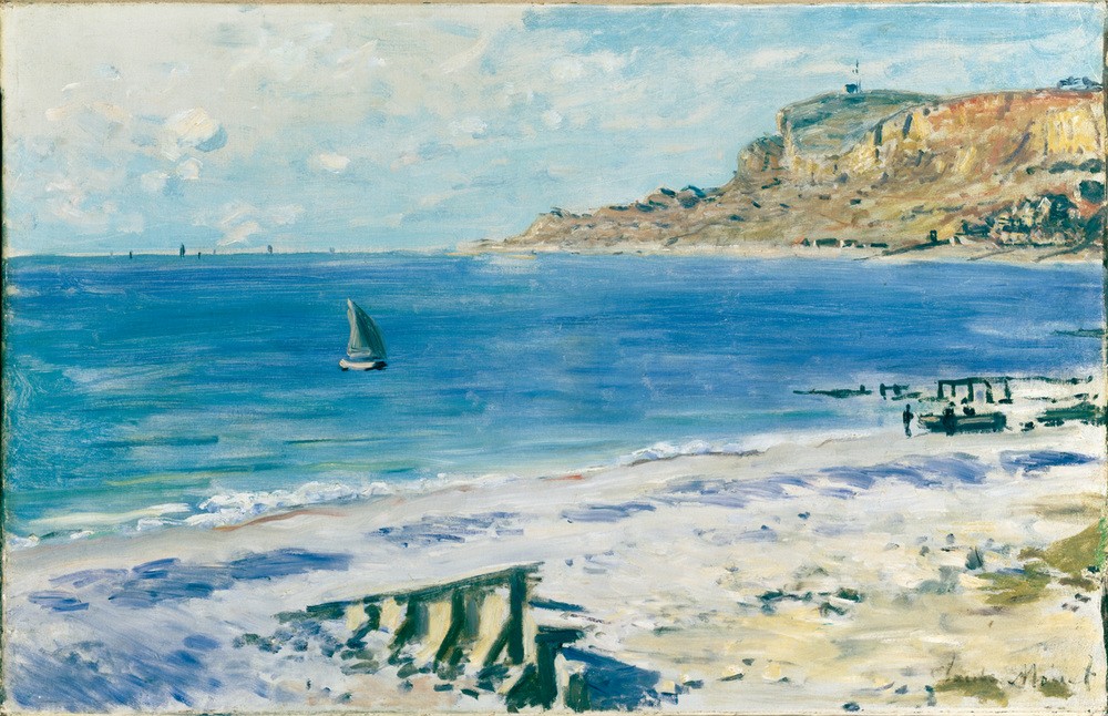 Claude Monet, Sainte-Adresse (Küste,Kunst,Landschaft,Strand,Meer,Impressionismus,Französische Kunst)