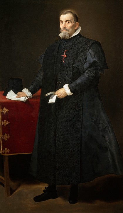 Diego Rodriguez de Silva y Velasquez, Bildnis des Don Diego de Corral y Arellano (Brief,Herrenmode,Kunst,Mann,Mensch,Mode,Barock,Portrait,Adel,Spanische Kunst,Ganzfigurig)