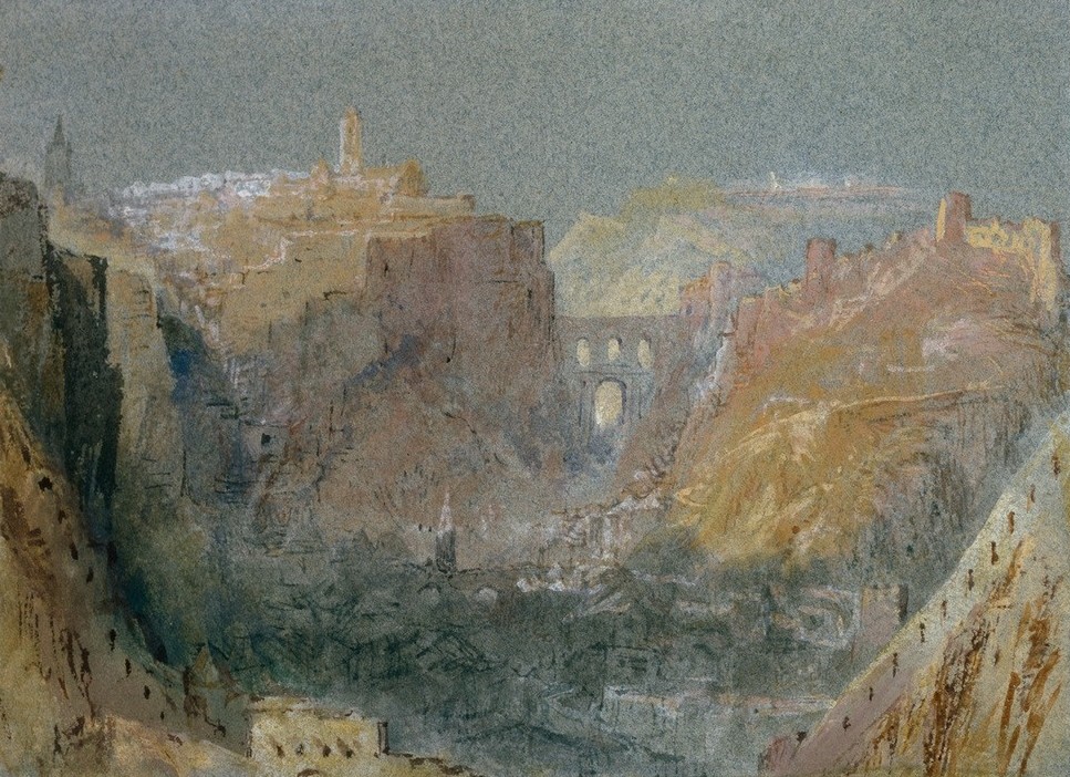 JOSEPH MALLORD WILLIAM TURNER, Luxembourg (Geographie,Kunst,Vedute,Stadtansicht,Englische Kunst,Romantik,Topographie)