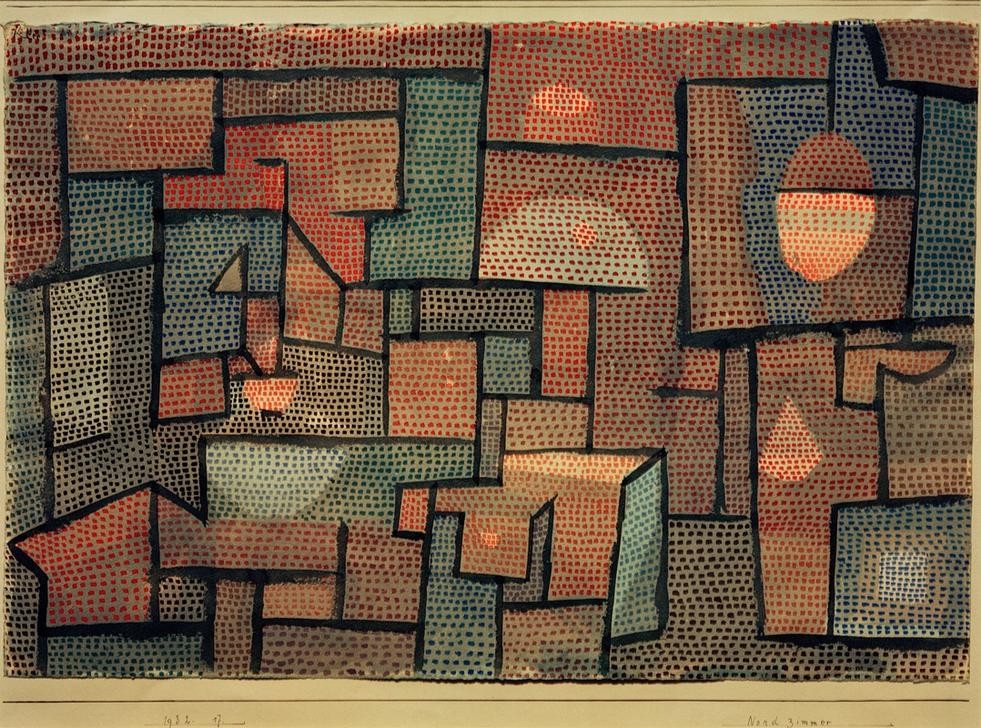 Paul Klee, Nordzimmer (Architektur,Bauhaus,Deutsche Kunst,Kunst,Interieur,Schweizerische Kunst,Abstraktion)
