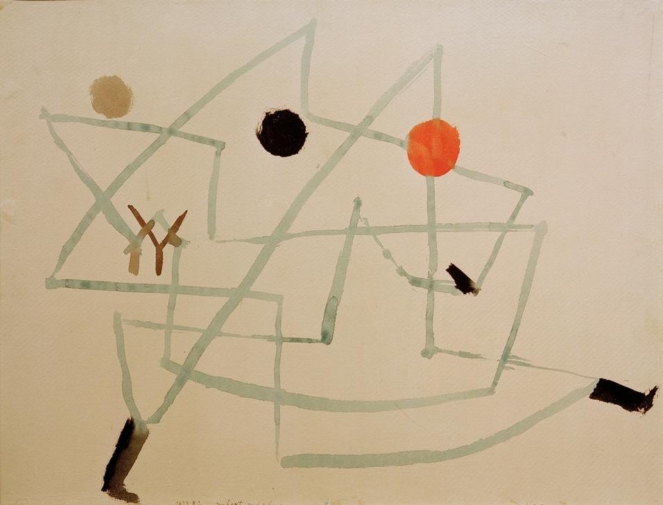 Paul Klee, Verhext und eilig (Deutsche Kunst,Hexe,Kunst,Schweizerische Kunst,Verhexung,Abstraktion,Magie Und Zauberei)