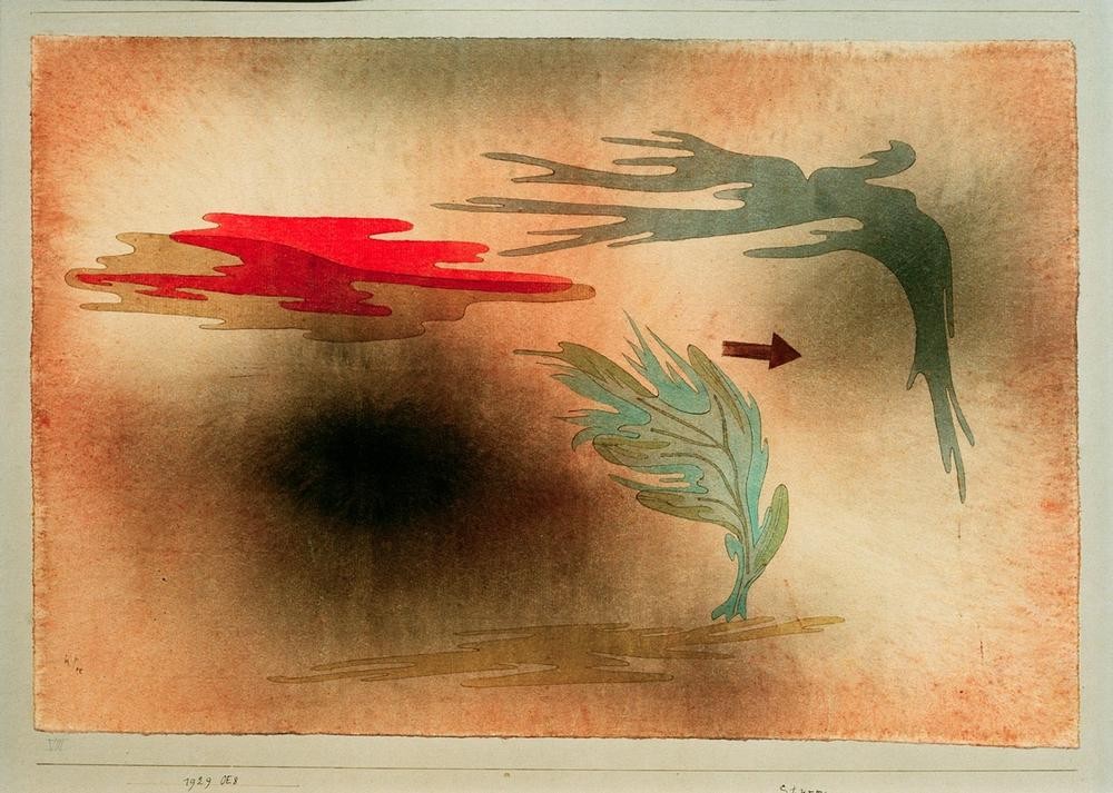 Paul Klee, Sturm (Deutsche Kunst,Kunst,Landschaft,Meteorologie,Wolke,Wind,Schweizerische Kunst,Sturm)