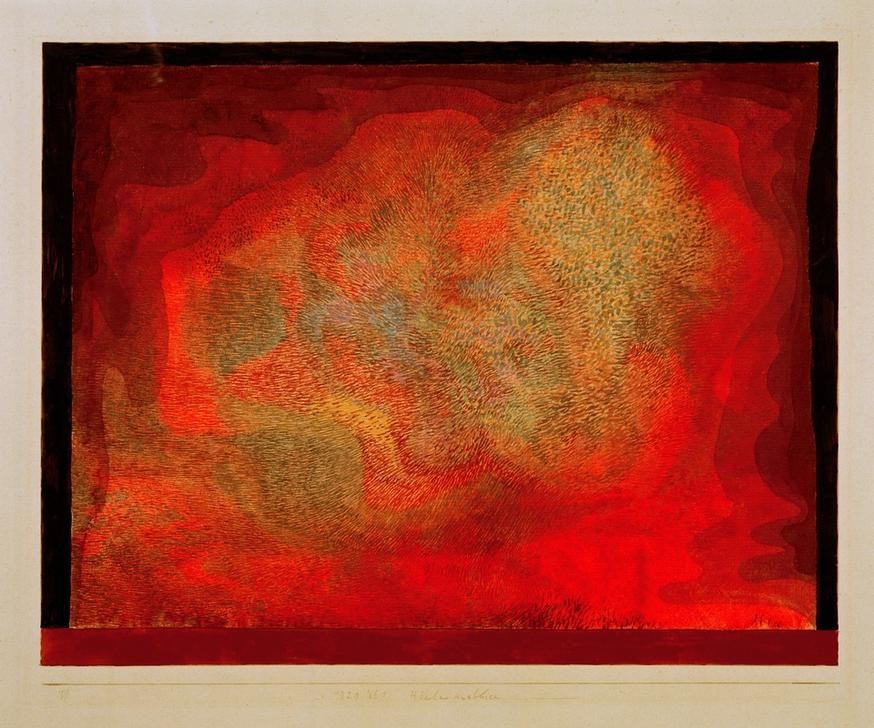 Paul Klee, Höhlen ausblick (Bauhaus,Deutsche Kunst,Kunst,Landschaft,Höhle,Schweizerische Kunst,Abstraktion)