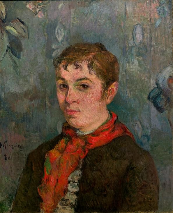 Paul Gauguin, Die Tochter des Patrons (Frau,Kunst,Portrait,Französische Kunst,Junge Frau,Brustbild)