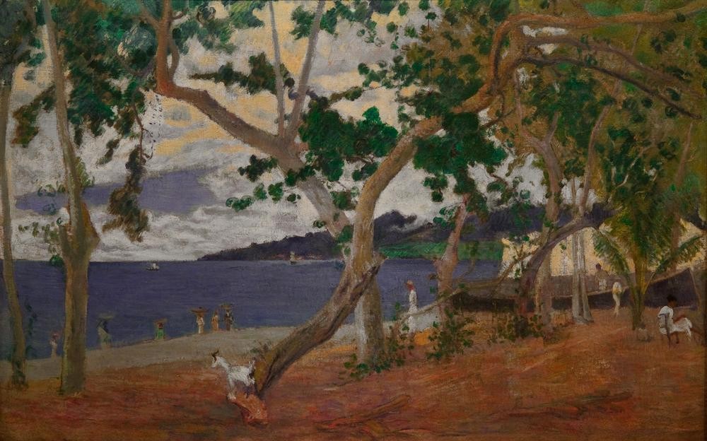 Paul Gauguin, Küstenlandschaft (Küste,Kunst,Landschaft,Strand,Meer,Impressionismus,Französische Kunst)