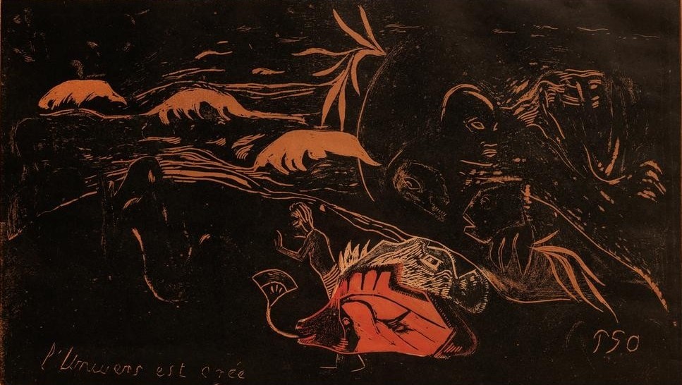 Paul Gauguin, Die Erschaffung des Universums (Kunst,Religion,Schöpfungsmythen,Völkerkunde,Naturreligion,Französische Kunst,Bevölkerung,Privatsammlung,Land Und Leute)