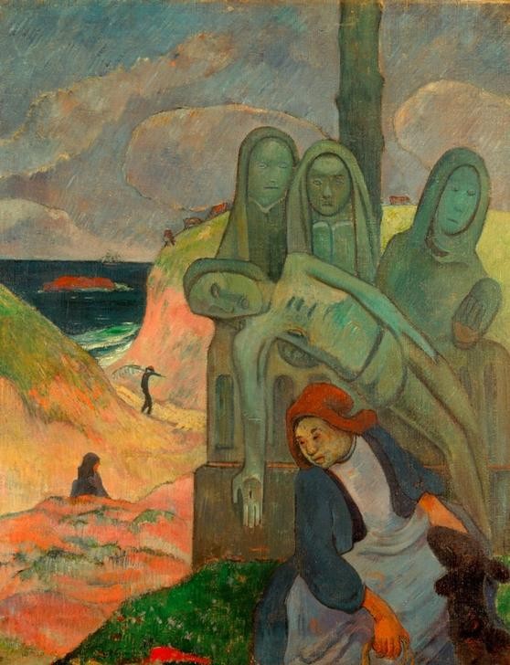 Paul Gauguin, Calvary (Strand,Kleidung (Allgemein))