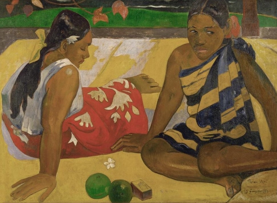 Paul Gauguin, Parau api (What’s New) (Früchte,Mädchen,Tropen)
